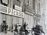 Trg bana Jelačića 1934. godine. Vatrogasna vježba (Foto Đuro Janeković).jpg